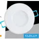 UNIVERSO Water-resistant recessed light fixture 1xPAR16 without socket IP44 White D85x32mm Cutout: D65mm