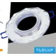 UNIVERSO Recessed luminaire 1xPAR16 without socket IP20 Chrome D91x25mm Cutout: D60mm