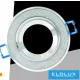 UNIVERSO Recessed luminaire 1xPAR16 without socket IP20 Chrome/Silver D86x26mm Cutout: D72mm