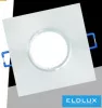 UNIVERSO Recessed luminaire 1xPAR16 without socket IP20 Chrome 95x95x23mm Cutout: D60mm