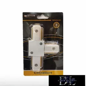 UNIVERSO Single-phase track T-shaped connector white