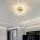 UNIVERSO Crystal ceiling light 10xG9 Max60W IP20 gold ∅550mm
