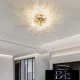 UNIVERSO Crystal ceiling light 10xG9 Max60W IP20 gold ∅550mm