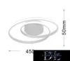UNIVERSO Ceiling lamp 45w 3600lm 3000K IP20 white 640x640x110mm