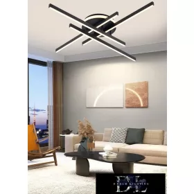   UNIVERSO Ceiling lamp 45w 3600lm 4000K IP20 black 640x640x110mm