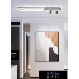   UNIVERSO ceiling lamp 2xGU10 Max.40w + 50w 4000lm 6500k 1000×130×120mm IP20 white