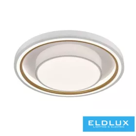   UNIVERSO Ceiling lamp 35W 2800lm CCT.T+BT D490x90mm IP20 white/gold