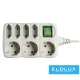 EMOS Extension cord 3 sockets + 4 sockets 1.5 m + switch