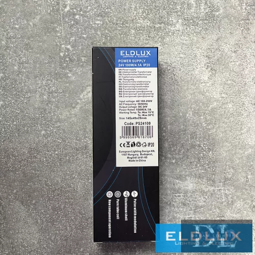 ELDLUX Transformer DC:24V Max.100w/4.16A IP20 145*49*29mm