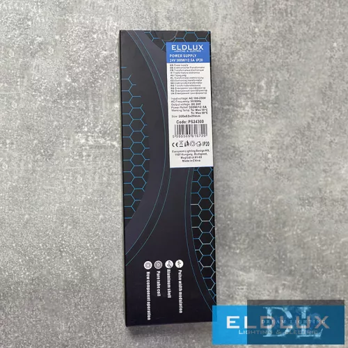 ELDLUX Transformer DC:24V Max.300w/12.5A IP20 208*63*29mm