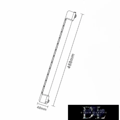 UNIVERSO Single-phase track light COB LED 26W 3120lm 6500K 488mm IP20 black