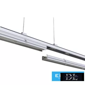   UNIVERSO Three-phase linear LED luminaire 48w 7680lm 4000K-6500K.kap 90°IP20 white 1567x78x82mm 5 years
