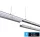 UNIVERSO Three-phase linear LED luminaire 48w 7680lm 4000K-6500K.kap 90°IP20 white 1567x78x82mm 5 years