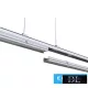 UNIVERSO Three-phase linear LED luminaire 48w 7680lm 4000K-6500K.kap 90°IP20 white 1567x78x82mm 5 years