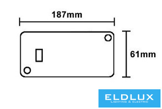 UNIVERSO plastic power supply unit 24V 100W IP20