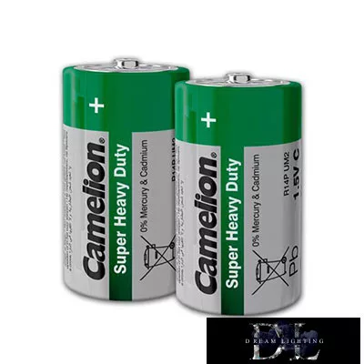 CAMELION SUPER HEAVY DUTY zinc-chloride battery R14/C-BP2