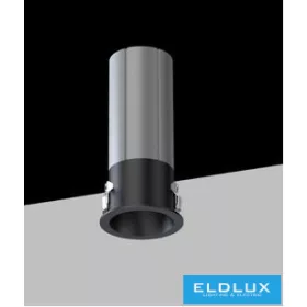  UNIVERSO Mini spotlight 3w 145lm 3000k D25×57mm cutout:D20mm black