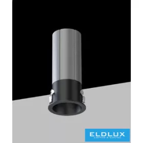  UNIVERSO Mini spotlight 3w 145lm 6500k IP20 Black D25x57mm cutout:D20mm