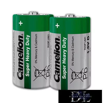 CAMELION SUPER HEAVY DUTY zinc-chloride battery R20/D-BP2