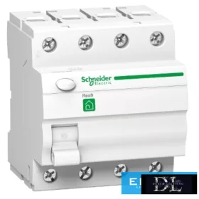   Schneider Circuit breaker (Fi relay) analog 4P 40A 30mA A-type 6kA Resi9 R