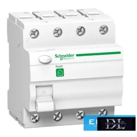   Schneider Circuit breaker (Fi relay) analog 4P 63A 30mA AC type 6kA Resi9 R