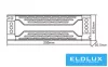 UNIVERSO Dimmelhető fémházas tápegység DC:24V 300w 12.5A IP20 200x61x30.5mm 3év
