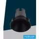 UNIVERSO Recessed spot lamp for TSD series, interchangeable frame IP20 Black