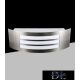 UNIVERSO Outdoor wall lamp 1xE27 max.14w IP44 chrome/white 315x90x100mm 5 years
