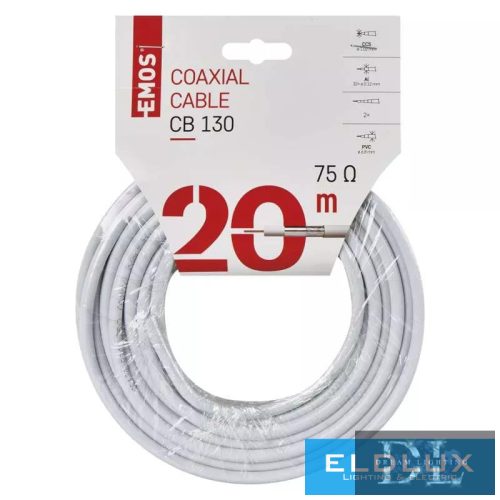 EMOS coaxial cable CB130 20M