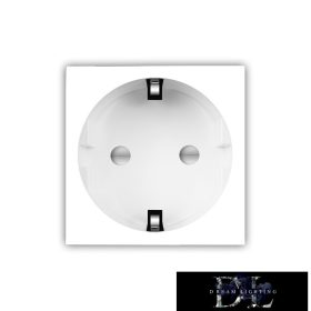 ELDLUX ELDTREND 2P+F socket with child protection, white