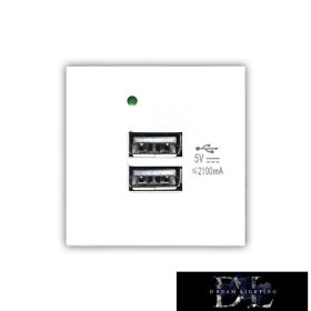 ELDLUX ELDTREND 2×USB charging socket type A white