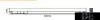 UNIVERSO Magnetic track mountable linear lamp DC:48V 14W 1050LM 3000K RA90 IP20 300x45x24mm Black