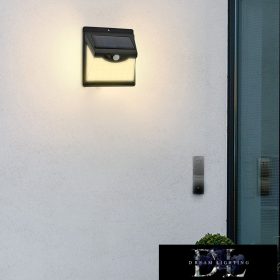   UNIVERSO Solar lamp-PIR 3.7V-1200mAH 5.5V-0.55W 120lm IP65 black