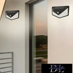   UNIVERSO Solar lamp-PIR 3.7V-1200mAH 5.5V-0.55W 60lm IP65 black