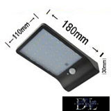 UNIVERSO Solar Lamp-PIR 3.7V-2000mAH 5.5V-1.8W CCT IP65 black