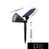 UNIVERSO Solar lamp, can be stuck into grass 3.7V-2000mAH 5.5V-3W 200lm 6500k IP65 black