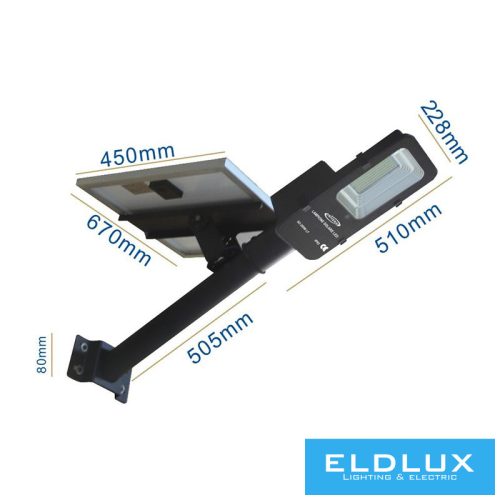 UNIVERSO Solar spotlight 3.2V-50AH 3000lm 6500k-7000k IP65 black 1015x670x228mm