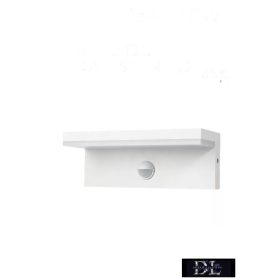   UNIVERSO Outdoor wall lamp with motion sensor 10w 1000lm CCT SWITCH. IP54 white 210x90x82mm 3 years