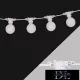 UNIVERSO Party light string 2x0.75㎟ 11M 10xE27 Max extension: 80m/600w IP44 White