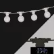 UNIVERSO Party string lights 2x0.75㎟ 11M 10xE27 Max extension: 80m/600w IP44 Black