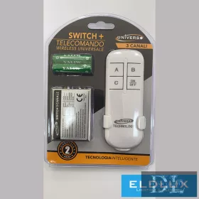   UNIVERSO 3-way radio frequency remote control switch 230V IP20
