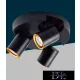 UNIVERSO Spot light fixture 3xGU10 Max.35w IP20 D220x108mm Black/Gold