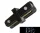 ELDLUX Single-phase straight connector for track, black