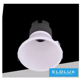   UNIVERSO Recessed spot lamp 5w 463lm 6500k RA90 24° IP20 White D83x81.5mm cutout:75mm