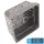 Dietzel Recessed junction box (MÜDK) square 100 mm x 100 mm x black plastic AKU100