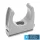 DIETZEL Pipe clamp MÜII light grey for 20 mm pipe diameter plastic 1 pc for pipe grey classifiable CL 20