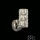 ELDLUX Crystal glass wall lamp LED 6W CCT 480lm IP20 100*180*150mm