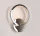 ELDLUX RINGS crystal glass wall lamp chrome 8W 4000K