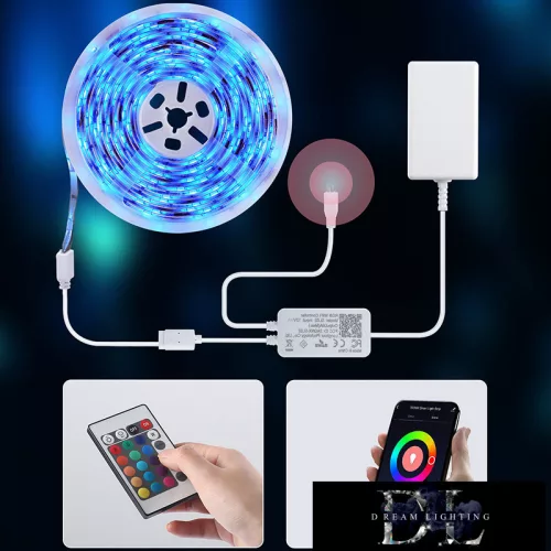 ELDLUX Smart Home WiFi Music RGB LED Strip 3.6w-35lm-30D/m 5m