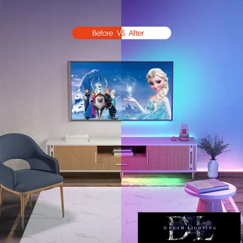 ELDLUX Smart Home WiFi Music RGB LED Strip 3.6w-35lm-30D/m 5m